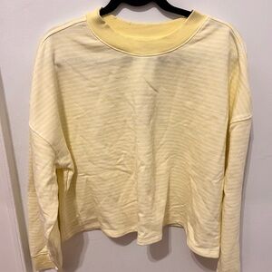 Yellow Striped Women's Top